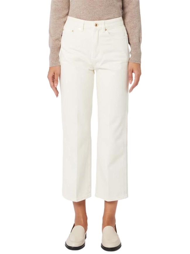 Bone Crop Flare Jean