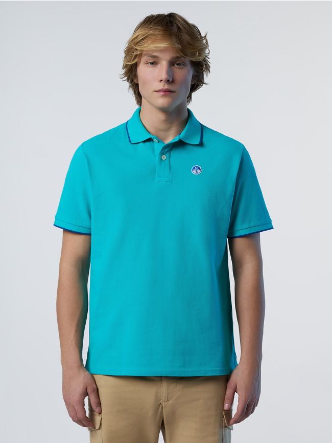 Ceramic Striped Polo Shirt