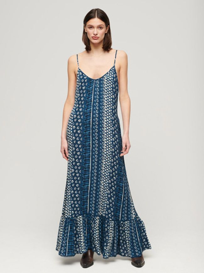 Shirbori Maxi Beach Cami Dress