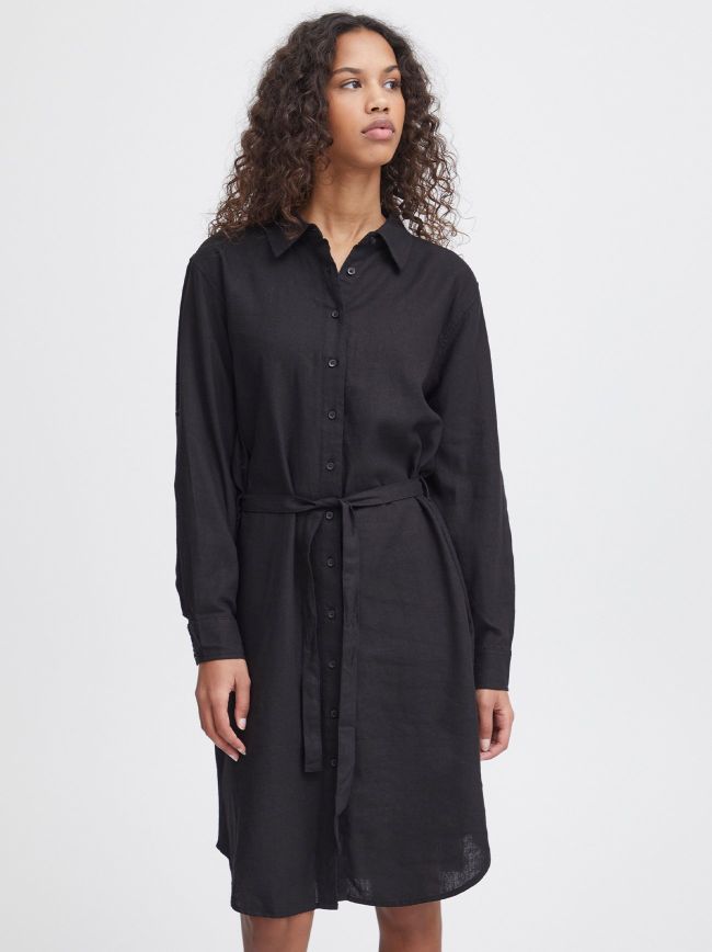 Lino Shirt Dress