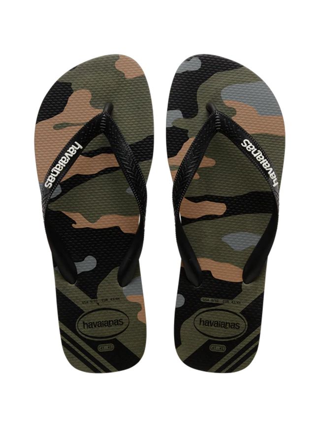 Camo Logo Top Flip Flop