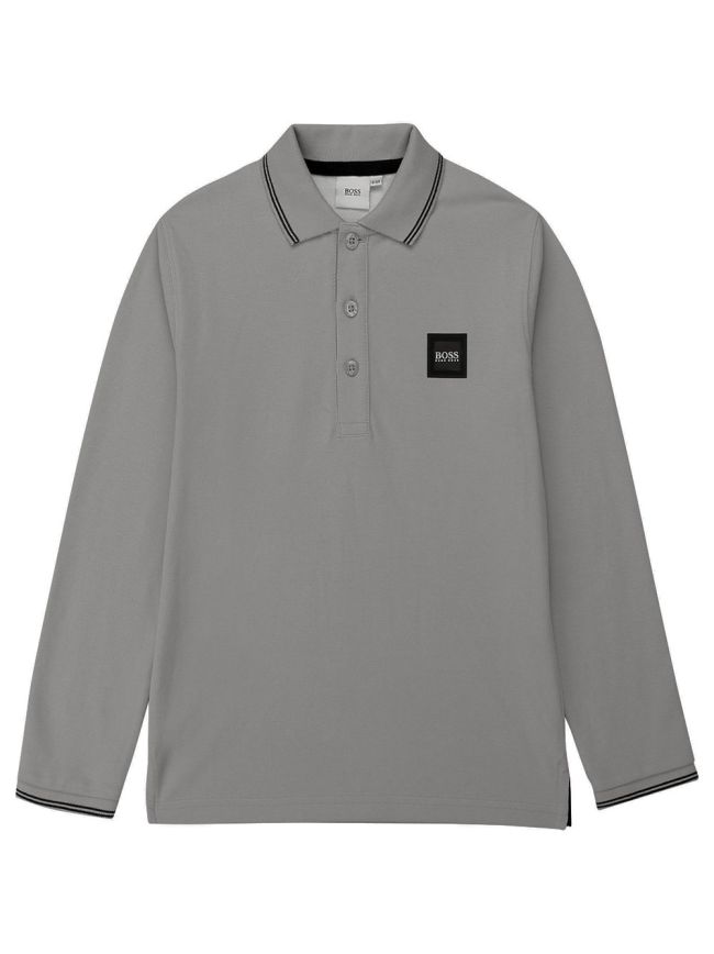 Long Sleeve Pique Polo Shirt