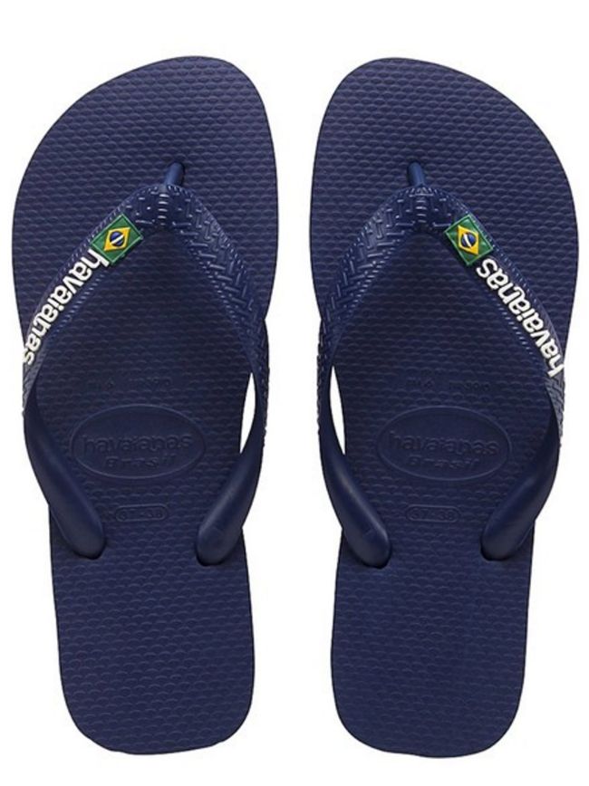 Navy Blue Logo Flip Flop