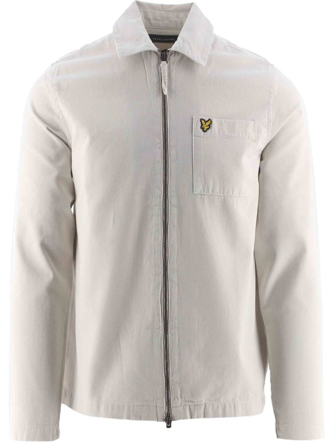 Light Mist Washed Twill Overshirt