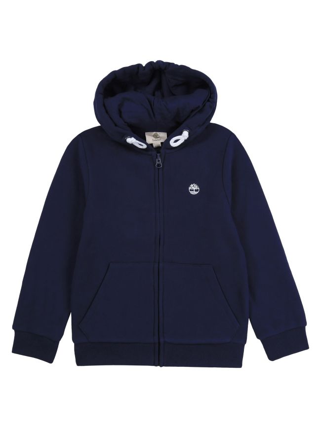 Jersey Hooded Zip Top