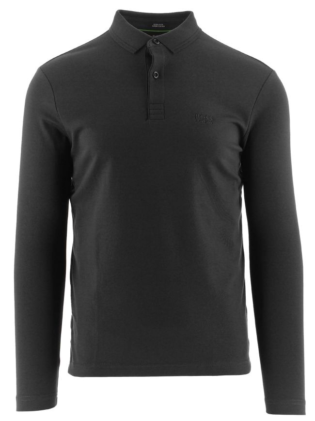 Long Sleeved Interlock Cotton Pirol Polo Shirt