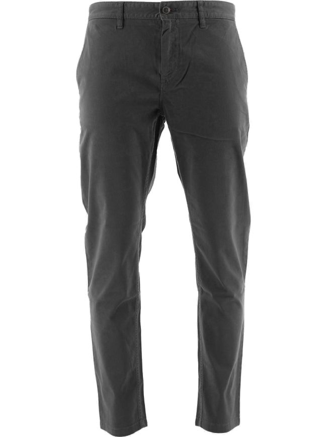 Brushed Stretch Cotton Satin Chinos