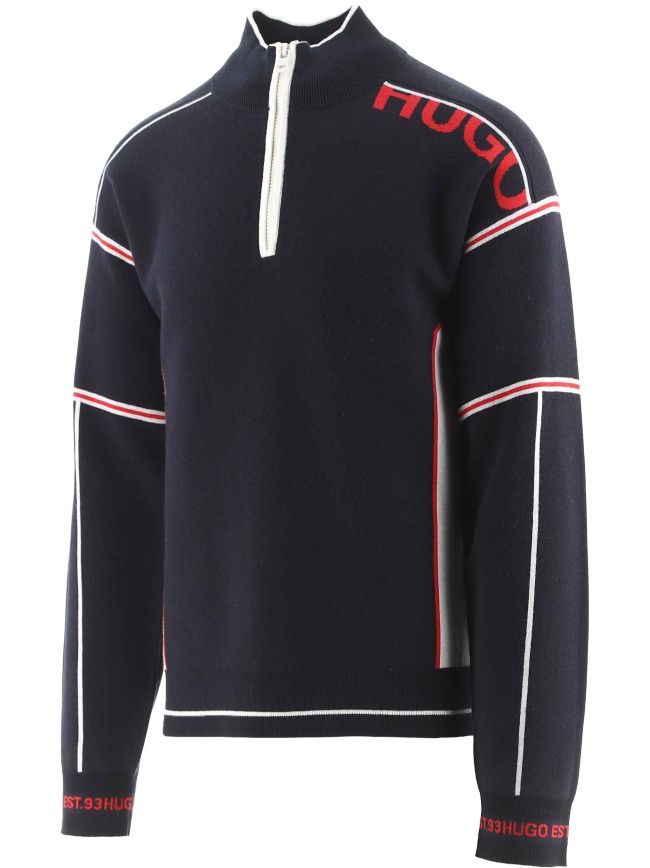Open Slogono Quarter Zip Sweatshirt