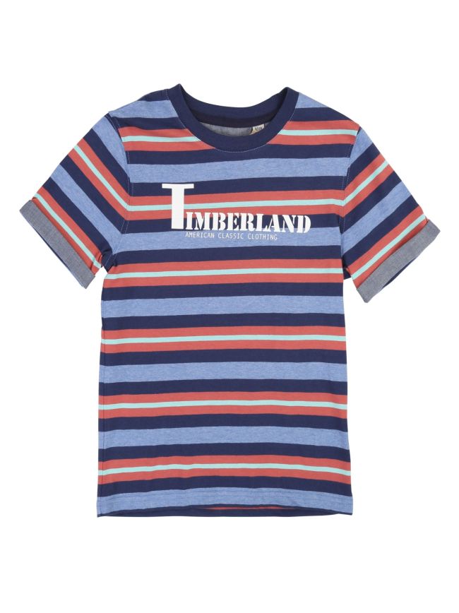 Striped Logo T Shirt