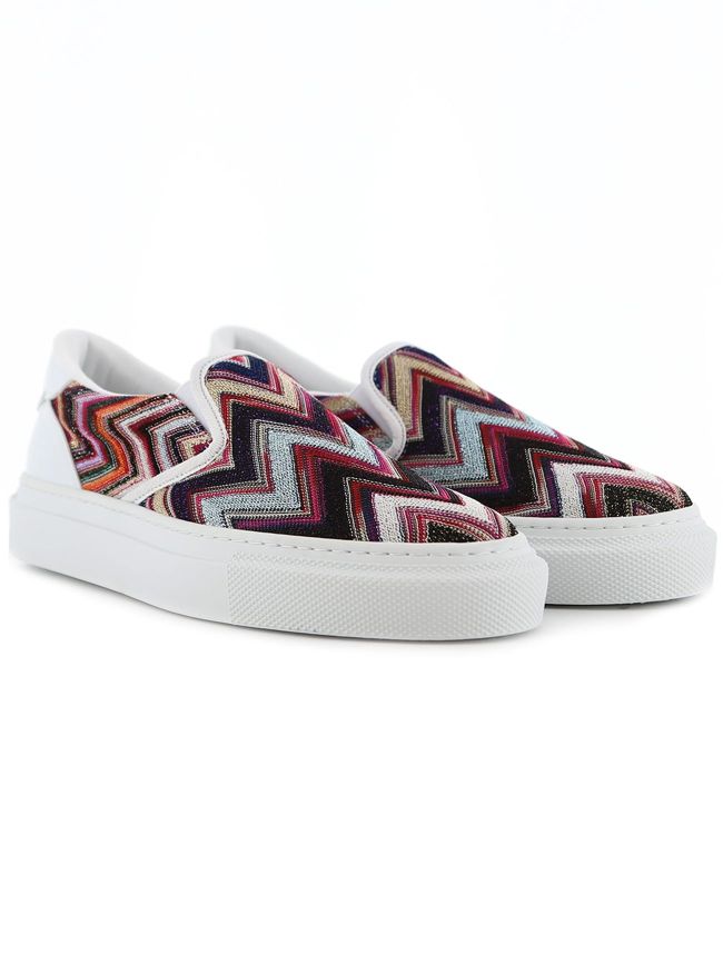 Multicoloured Slip On Trainer