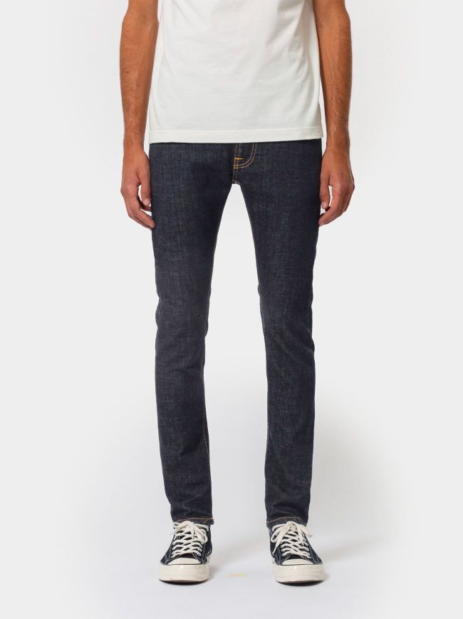 Dark Blue Wash Tight Terry Rinse Twill Jean