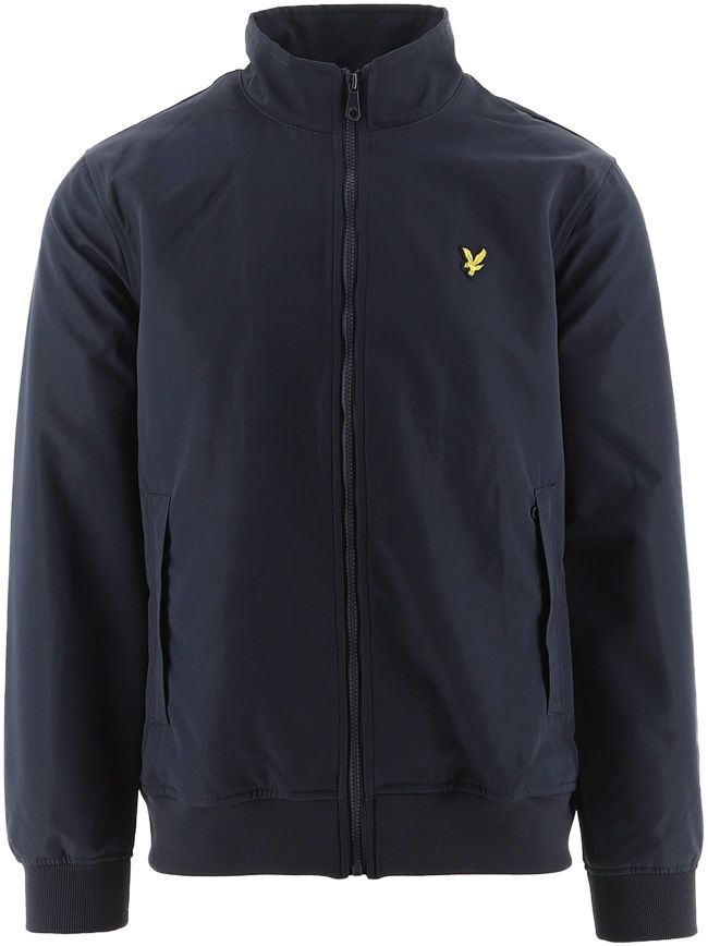 Dark Mesh Backed Funnel Neck Jacket